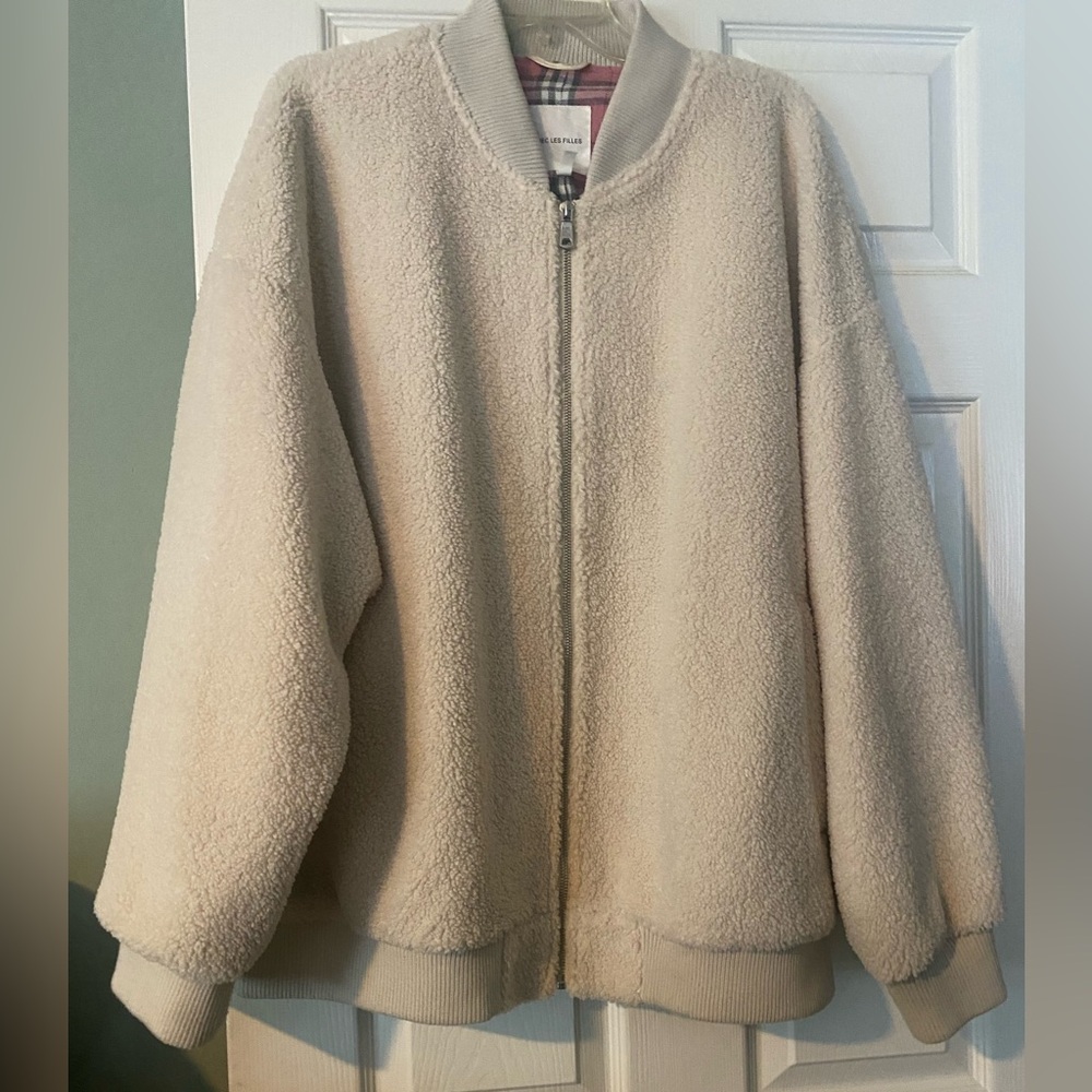 Cozy Cream teddy Women's Jacket